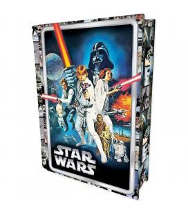 Puzzle libro lenticular prime 3d star wars poster de cartelera 300 piezas