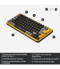  TECLADO LOGITECH POP KEYS BLAST YELLOW WIRELESS INALAMBRICO