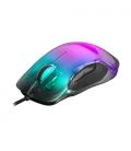 Ratón Gaming Mars Gaming MMGLOW/ Hasta 12800DPI/ Negro