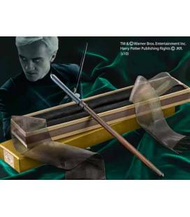 Replica the noble collection harry potter varita de draco malfoy caja olivander