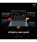 Portátil Gaming HP VICTUS 16-E0072NS Ryzen 7 5800H/ 8GB/ 512GB SSD/ Radeon RX5500M/ 16.1"/ FreeDOS