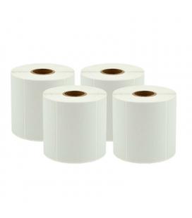 iggual Pack 4 rollos papel 600 etiquetas 74x50 mm