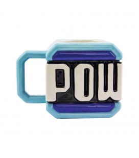 Taza 3d paladone super mario bloque pow 330ml