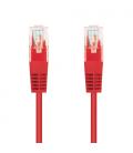 Nanocable Cable Red Latiguillo RJ45 CAT.6 UTP AWG24, Rojo, 25 cm - Imagen 2