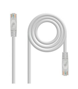 Nanocable Cable Red Latiguillo RJ45 LSZH CAT.6A UTP AWG24, Gris, 25 cm - Imagen 1