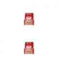 Nanocable Cable Red Latiguillo RJ45 LSZH CAT.6A UTP AWG24, Rojo, 25 cm - Imagen 3