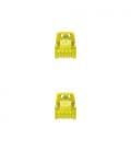 Nanocable Cable Red Latiguillo RJ45 LSZH CAT.6A SFTP AWG26, Amarillo, 25 cm - Imagen 3