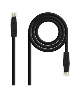Nanocable Cable Red Latiguillo RJ45 LSZH CAT.6A UTP AWG24, Negro, 30 cm