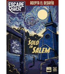 Juego de mesa escape quest 3: solo en salem formato libro pegi 12 - Imagen 1