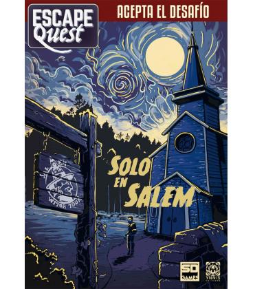 Juego de mesa escape quest 3: solo en salem formato libro pegi 12 - Imagen 1