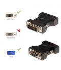 Ewent EC1250 cambiador de género para cable DVI-I 24+5 VGA Negro - Imagen 4