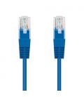 Nanocable Cable Red Latiguillo RJ45 CAT.6 UTP AWG24, Azul, 30 cm - Imagen 2