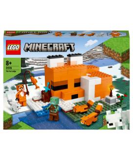 LEGO 21178 Minecraft El Refugio-Zorro, Juguete de Construcción para Niños - Imagen 1