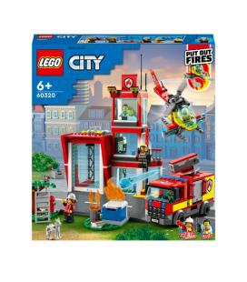 LEGO 60320 City Parque de Bomberos, Set con Garaje y Camión de Juguete - Imagen 1