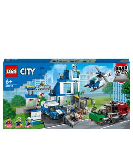 LEGO 60316 City Comisaría de Policía, Set de Camión y Helicóptero de Juguete - Imagen 1