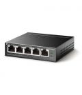 TP-LINK TL-SG1005LP switch No administrado Gigabit Ethernet (10/100/1000) Energía sobre Ethernet (PoE) Negro - Imagen 3