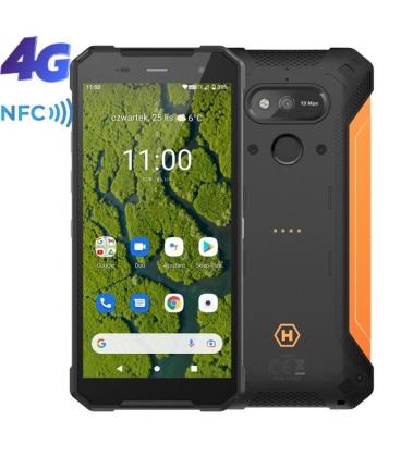 Smartphone ruggerizado hammer explorer plus eco 4gb/ 64gb/ 5.72'/ negro y naranja - Imagen 1