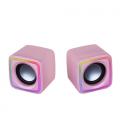 MARS GAMING Altavoces MSCUBE Premium 8W Pink