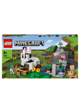 LEGO 21181 Minecraft El Rancho-Conejo, Set de Construcción con Animales - Imagen 1