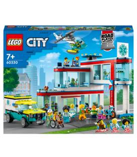 LEGO 60330 City Hospital con Ambulancia, Set con Helicóptero de Juguete - Imagen 1