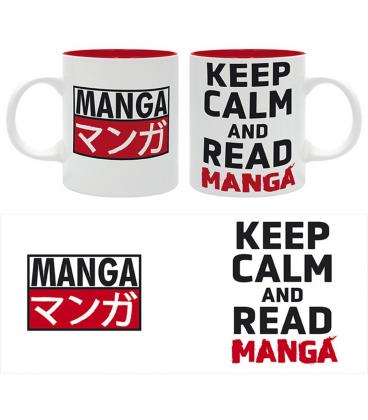 Taza keep calm and read manga - Imagen 1