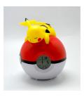 Lampara led despertador reloj teknofun madcow entertainment pokemon pikachu durmiendo en pokeball - Imagen 1