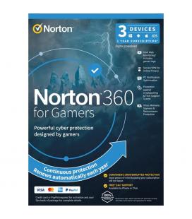 Antivirus norton 360 for gamers 50gb español 1 usuario 3 dispositivos 1 año esd no retornable