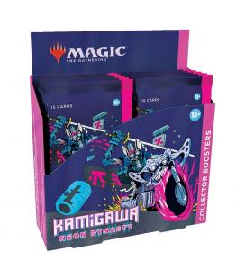 Juego de cartas caja de sobres wizard of the coast magic the gathering kamigawa neon dinasty 12 sobres ingles - Imagen 1