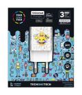 Cargador de Pared Tech One Tech Emojitech Smile TEC2502/ 2xUSB/ 2.4A/ Blanco