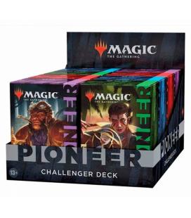 Juego de cartas caja de sobres wizard of the coast magic the gathering pioneer challenger deck display 8 mazos inglés - Imagen 1
