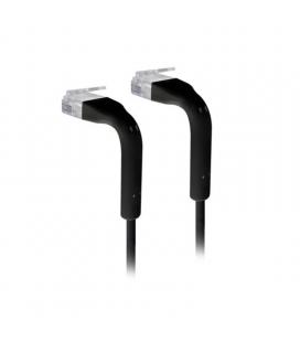 Cable acodado ubiquiti u-cable-patch-rj45-bk/ 10cm/ negro - Imagen 1