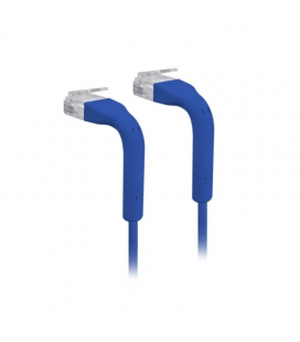 Cable acodado ubiquiti u-cable-patch-0.3m-rj45-bl/ 30cm/ azul - Imagen 1