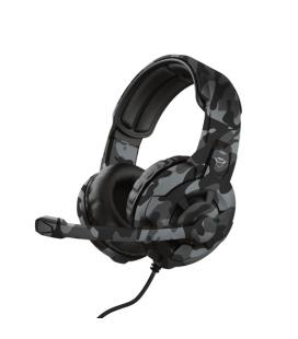 Auriculares Gaming con Micrófono Trust Gaming GXT 411K Radius/ Jack 3.5/ Negro Camuflaje