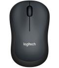 Ratón Inalámbrico Logitech Silent M220/ Hasta 1000 DPI/ Gris Marengo