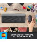 Logitech Slim Wireless Keyboard and Mouse Combo MK470 teclado USB QWERTY Español Grafito - Imagen 9