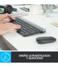 Logitech Slim Wireless Keyboard and Mouse Combo MK470 teclado USB QWERTY Español Grafito - Imagen 10