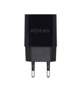 AISENS Cargador USB 10W Alta Eficiencia, 5V/2A, Negro