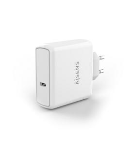 AISENS Cargador PD3.0 QC3.0 1 Puerto 1xUSB-C 60W, Blanco - Imagen 1