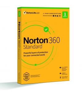 Antivirus norton 360 standard 10gb español 1 usuario 1 dispositivo 1 año in box - Imagen 1