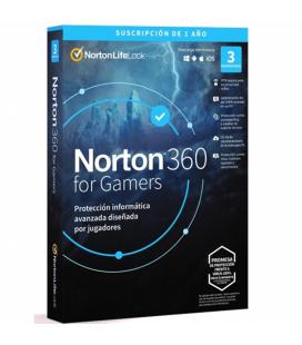 Antivirus norton 360 for gamers 50gb español 1 usuario 3 dispositivos 1 año in box