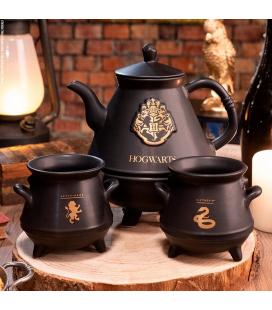 Set tetera y tazas harry potter calderos de hogwarts