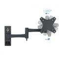 TooQ SOPORTE GIRATORIO E INCLINABLE PARA MONITOR / TV LCD, PLASMA Y LED (3 PIVOTES) DE 10-23, NEGRO - Imagen 4