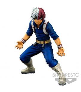 Figura banpresto my hero academia shoto todoroki wfc super master stars piece two dimensions - Imagen 1