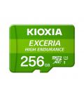 Tarjeta memoria micro secure digital sd kioxia 256gb exceria high endurance uhs - i c10 r98 con adaptador - Imagen 2