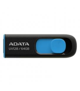 ADATA Lapiz Usb AUV128 64GB USB 3.0 Negro/Azul - Imagen 1