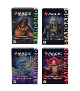 Juego de cartas caja de sobres wizard of the coast magic the gathering expositor de challenger deck 2022 8 expositores inglés - 