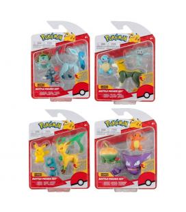 Pack de 3 fuguras boti pokemon batalla ola 10 surtido de 4 - Imagen 1