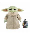 Peluche mattel el mandaloriano star wars baby yoda con control remoto - Imagen 1