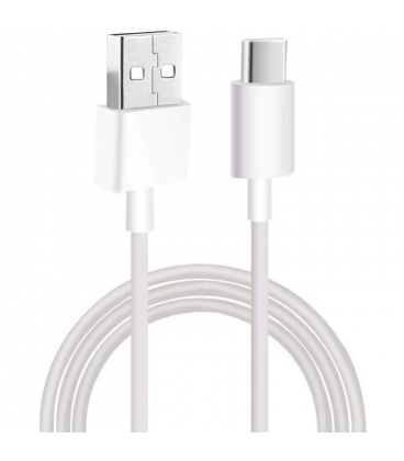 Cable usb 2.0 tipo c xiaomi mi usb-c/ usb tipo-c macho - usb macho/ 1m/ blanco - Imagen 1