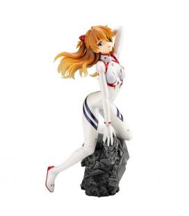 Figura kotobukiya evangelion asuka shikinami langley white plugsuit 23 cm - Imagen 1